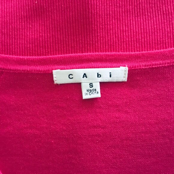 CAbi Hot-Pink Fitted Cardigan - Small - Picture 2 of 5